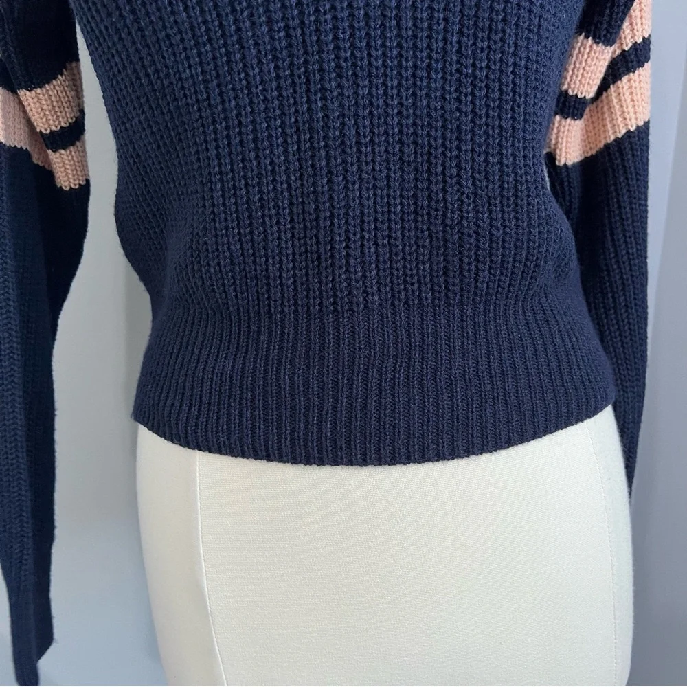 Urban Outfitters S-P Color Block Striped Henley Button Sweater - Picture 8 of 16